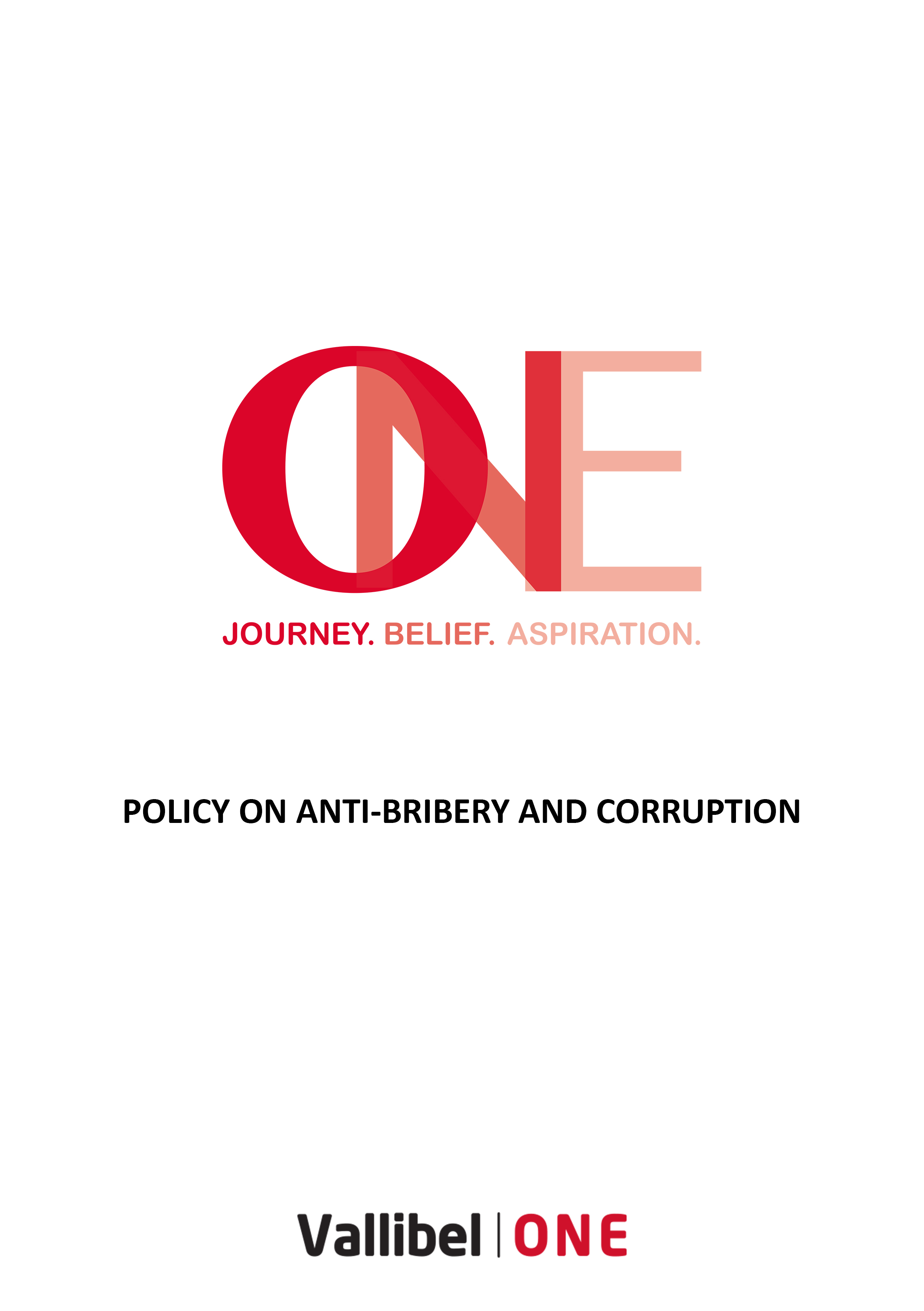 POLICY ON ANTI-BRIBERY AND CORRUPTION